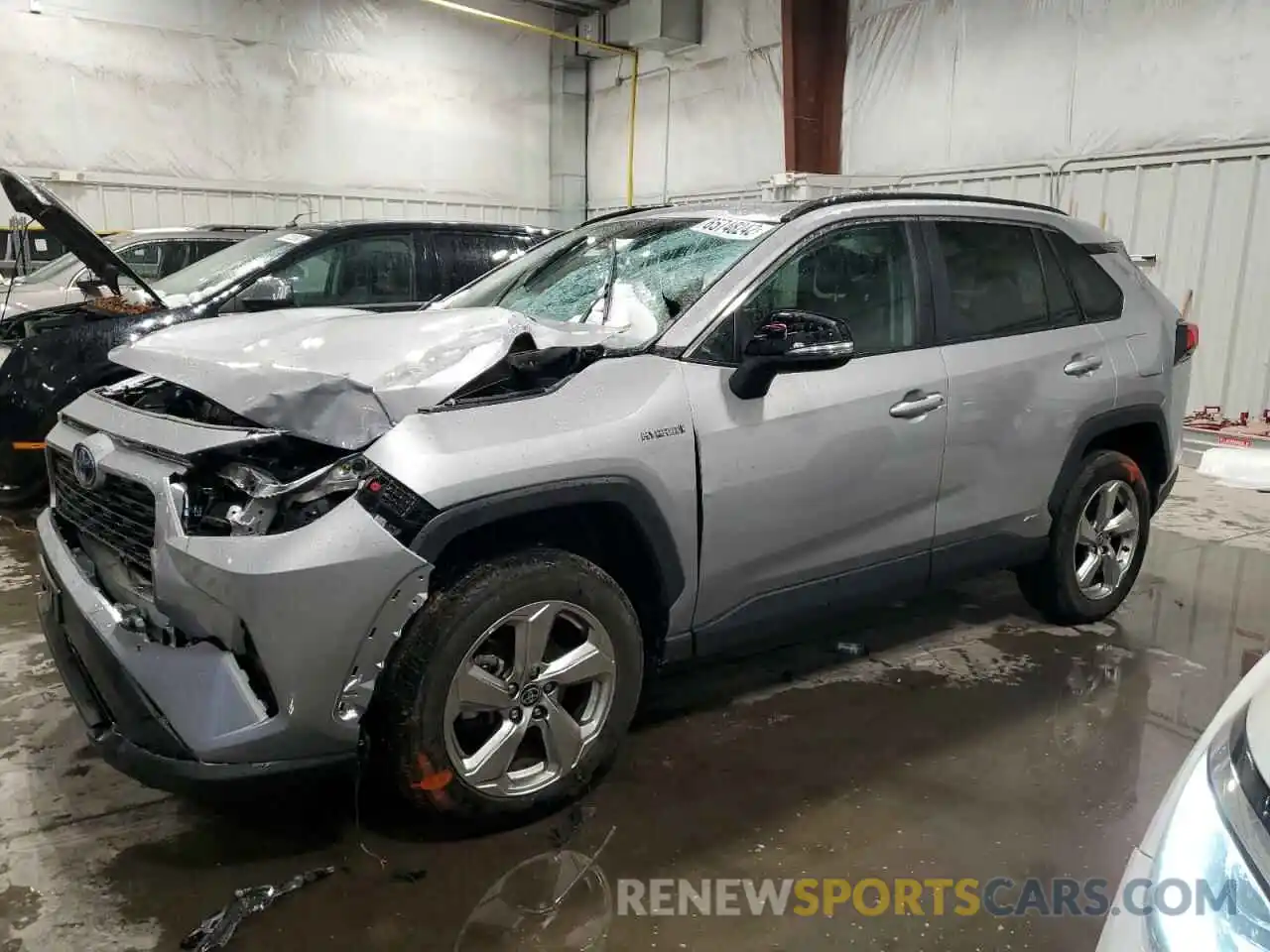 1 Photograph of a damaged car 4T3B6RFV0MU057976 TOYOTA RAV4 2021