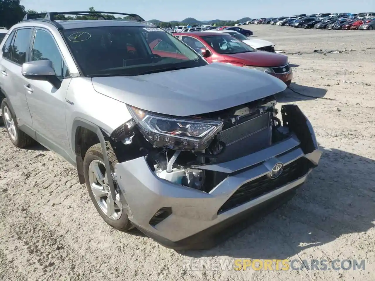 9 Photograph of a damaged car 4T3B6RFV0MU059758 TOYOTA RAV4 2021