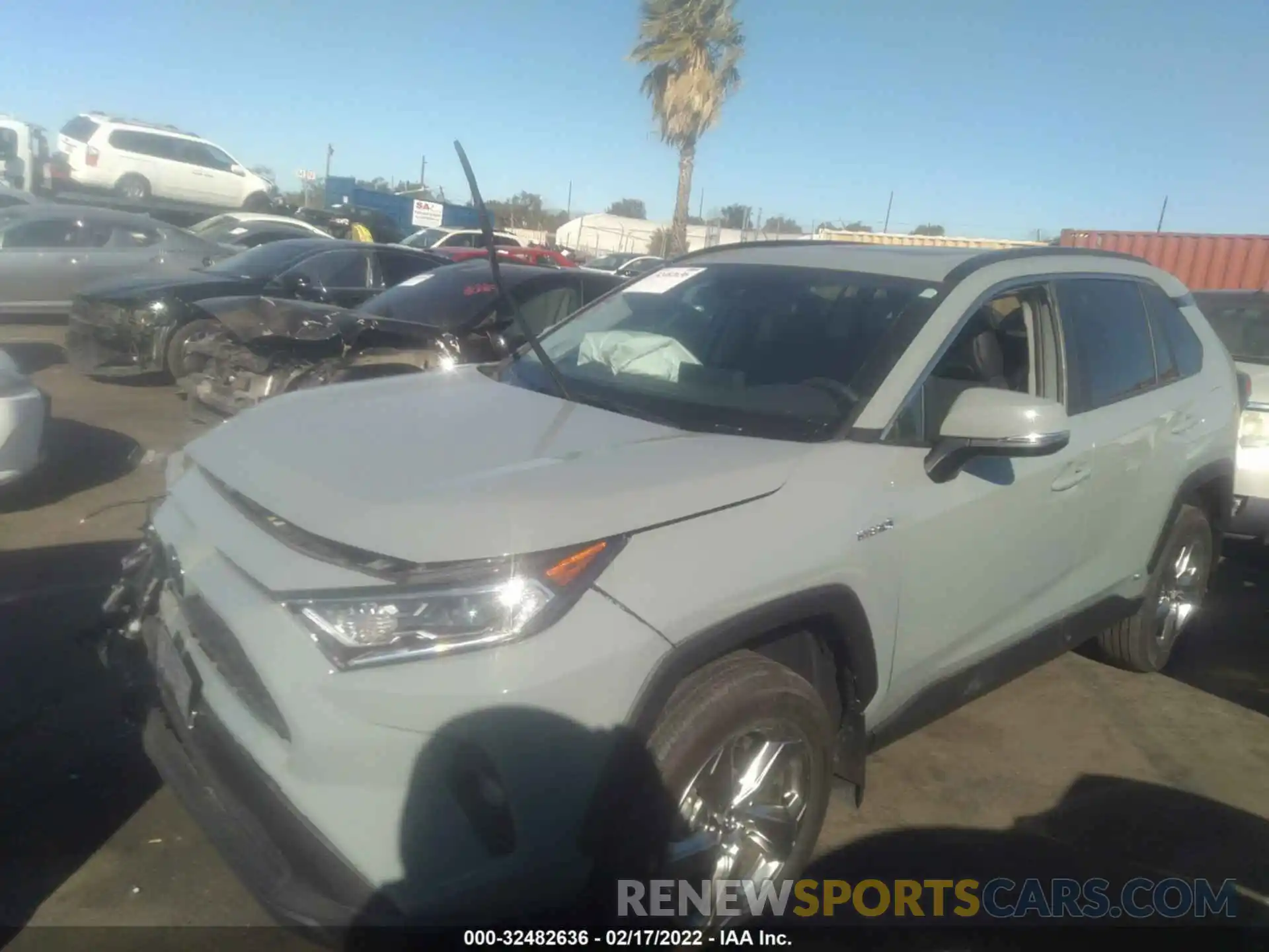 2 Photograph of a damaged car 4T3B6RFV1MU020726 TOYOTA RAV4 2021