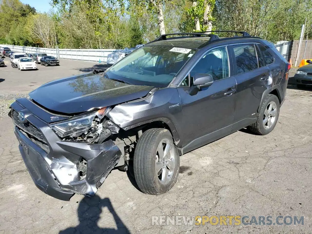 1 Photograph of a damaged car 4T3B6RFV1MU042547 TOYOTA RAV4 2021