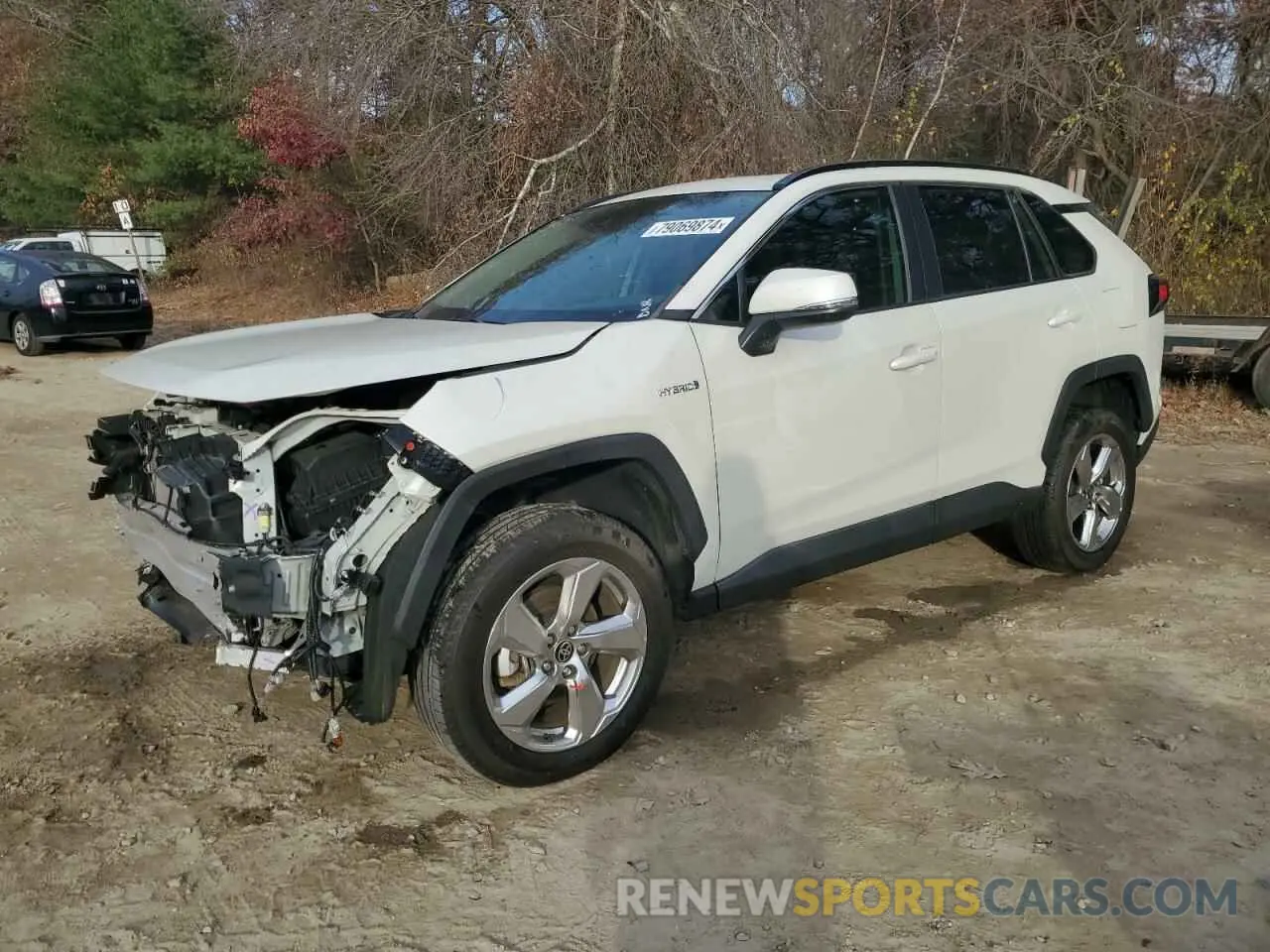 1 Photograph of a damaged car 4T3B6RFV1MU049966 TOYOTA RAV4 2021