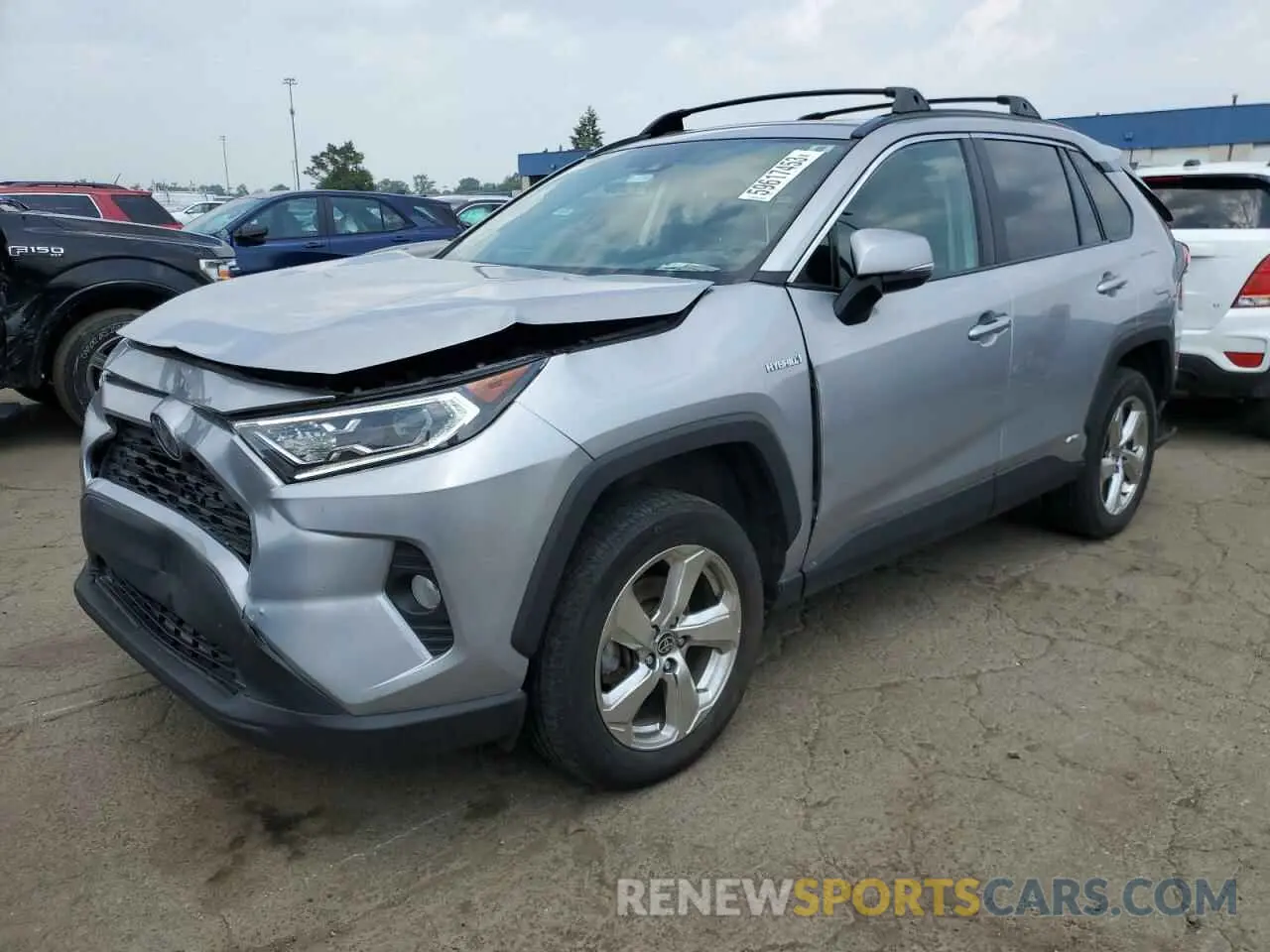 1 Photograph of a damaged car 4T3B6RFV2MU032402 TOYOTA RAV4 2021