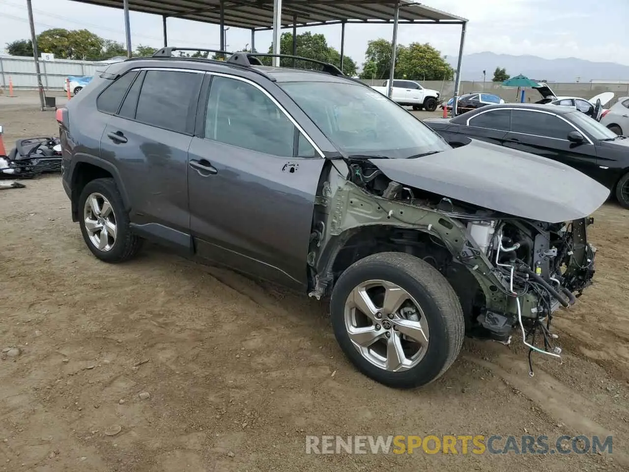 4 Photograph of a damaged car 4T3B6RFV2MU042489 TOYOTA RAV4 2021