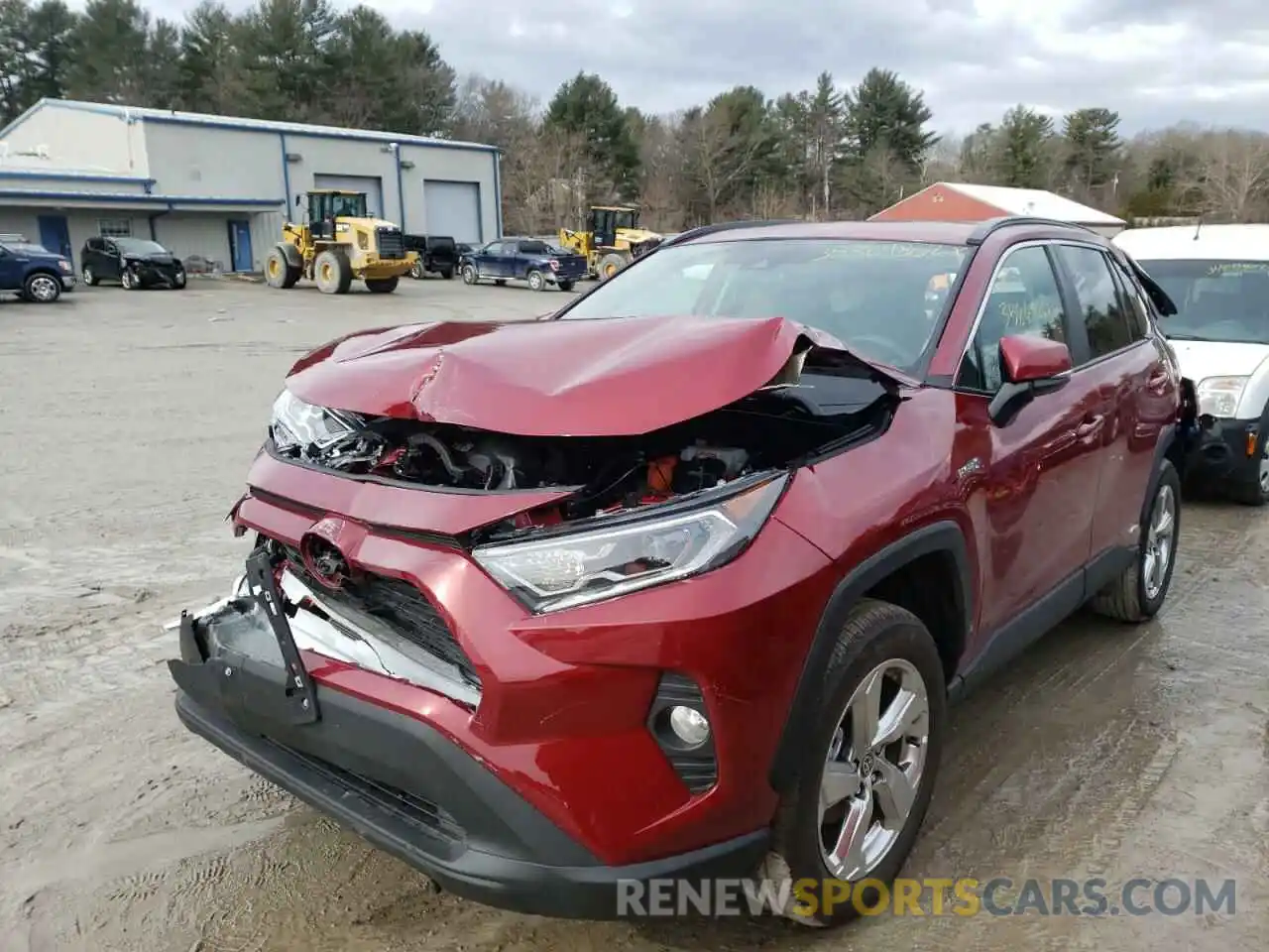 2 Photograph of a damaged car 4T3B6RFV3MU045899 TOYOTA RAV4 2021