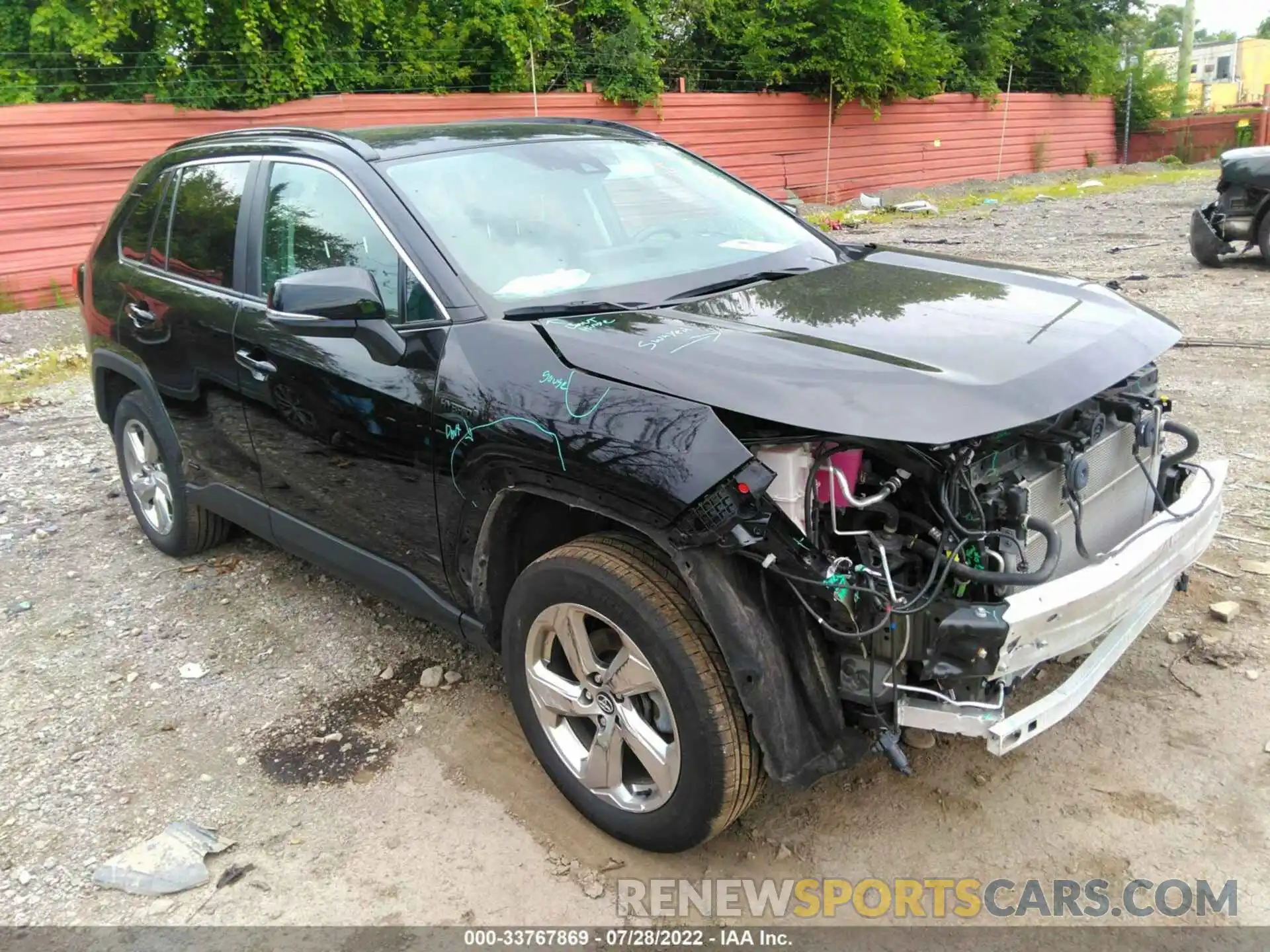 1 Photograph of a damaged car 4T3B6RFV4MU022714 TOYOTA RAV4 2021