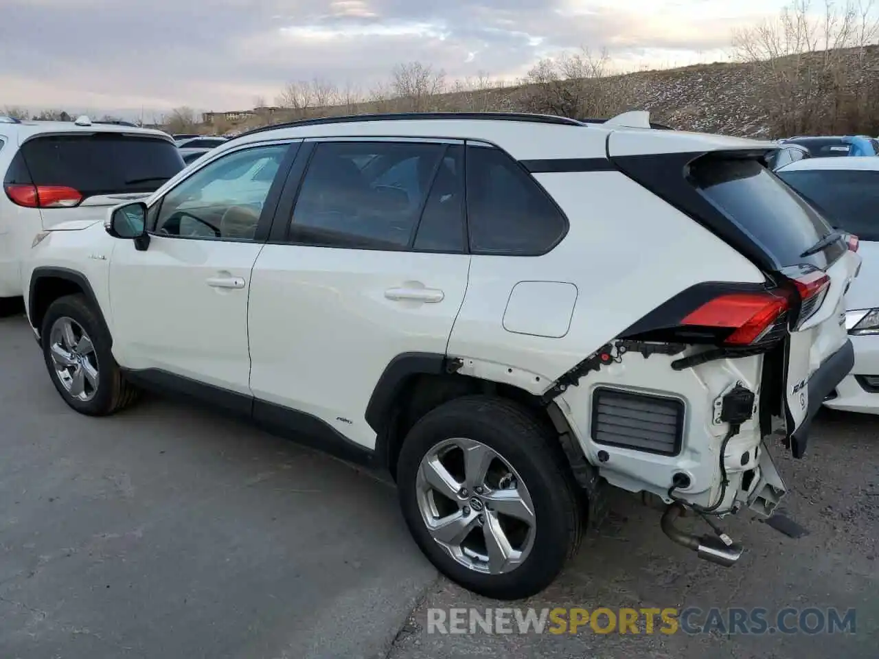 2 Photograph of a damaged car 4T3B6RFV4MU024768 TOYOTA RAV4 2021