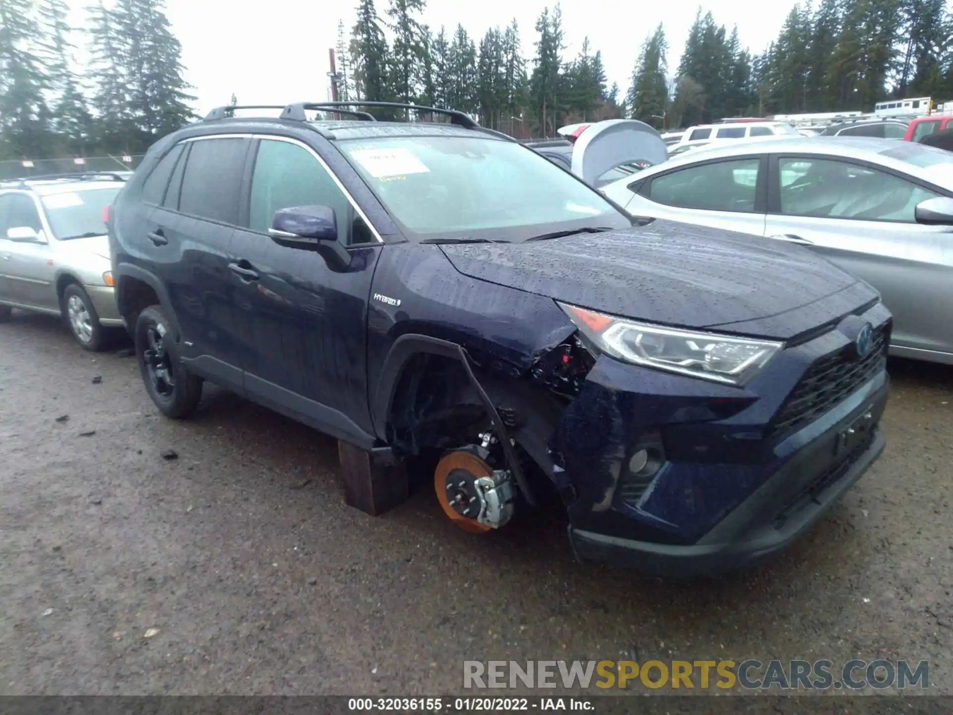 1 Photograph of a damaged car 4T3B6RFV4MU042333 TOYOTA RAV4 2021