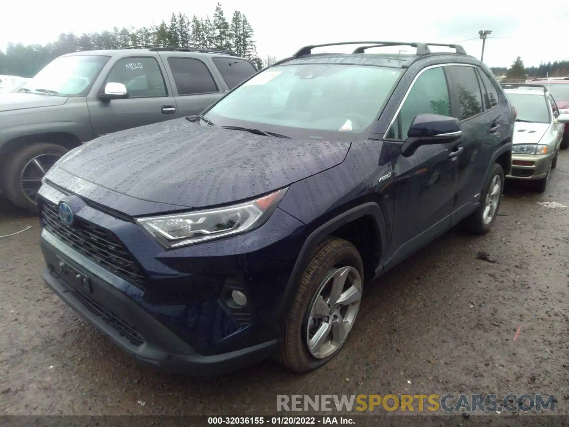 2 Photograph of a damaged car 4T3B6RFV4MU042333 TOYOTA RAV4 2021