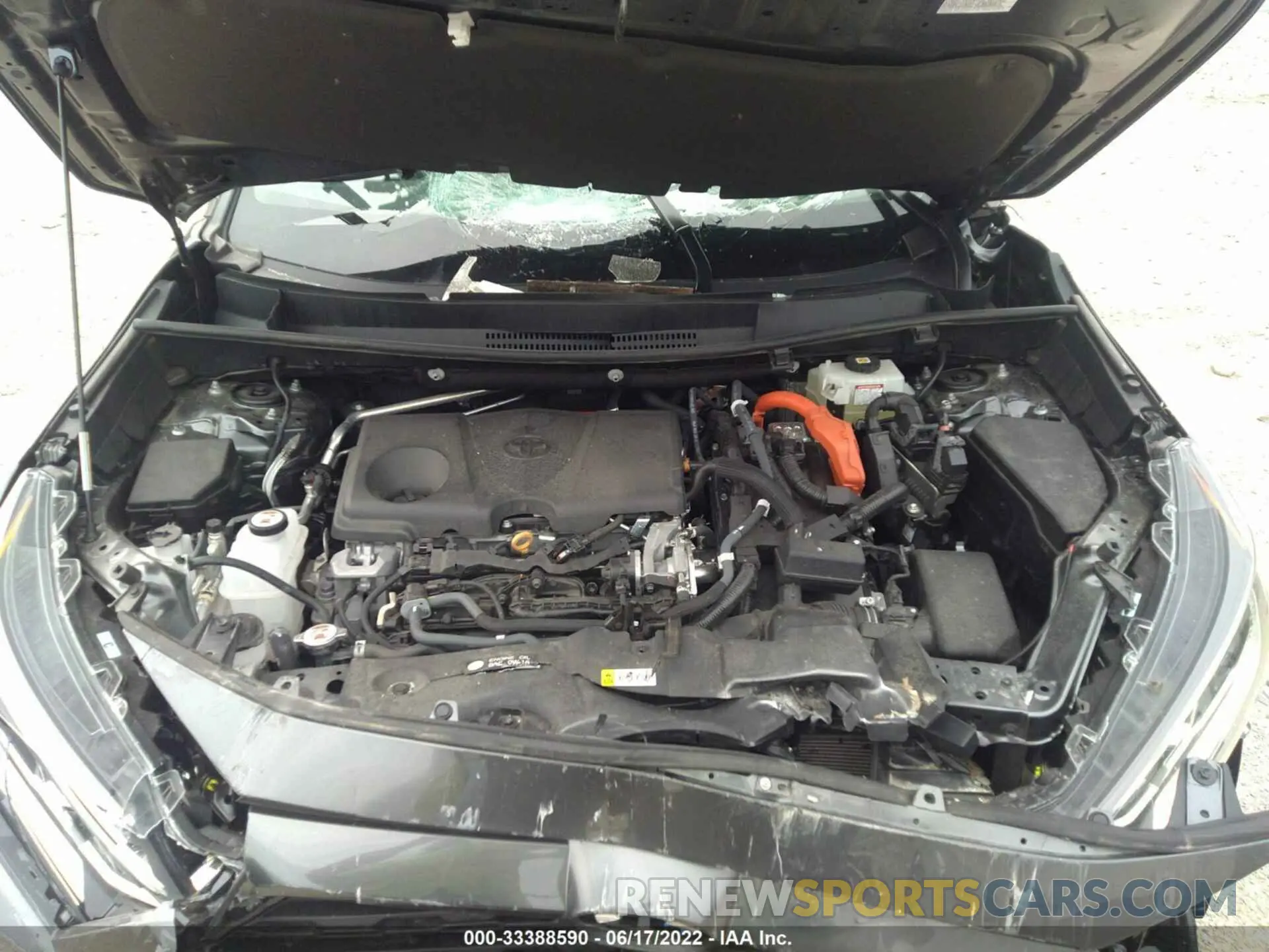 10 Photograph of a damaged car 4T3B6RFV4MU047595 TOYOTA RAV4 2021