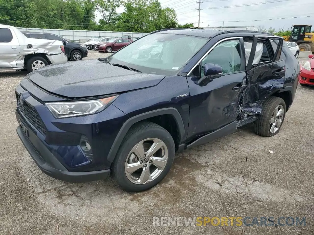 1 Photograph of a damaged car 4T3B6RFV4MU059746 TOYOTA RAV4 2021