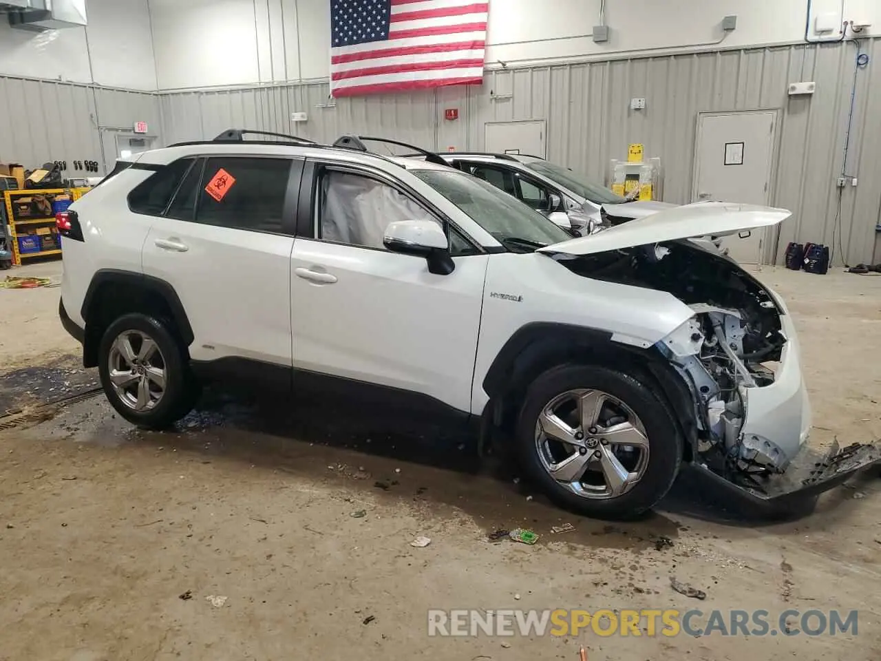 4 Photograph of a damaged car 4T3B6RFV5MU061229 TOYOTA RAV4 2021