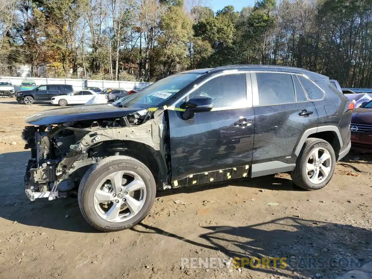 1 Photograph of a damaged car 4T3B6RFV5MU062350 TOYOTA RAV4 2021