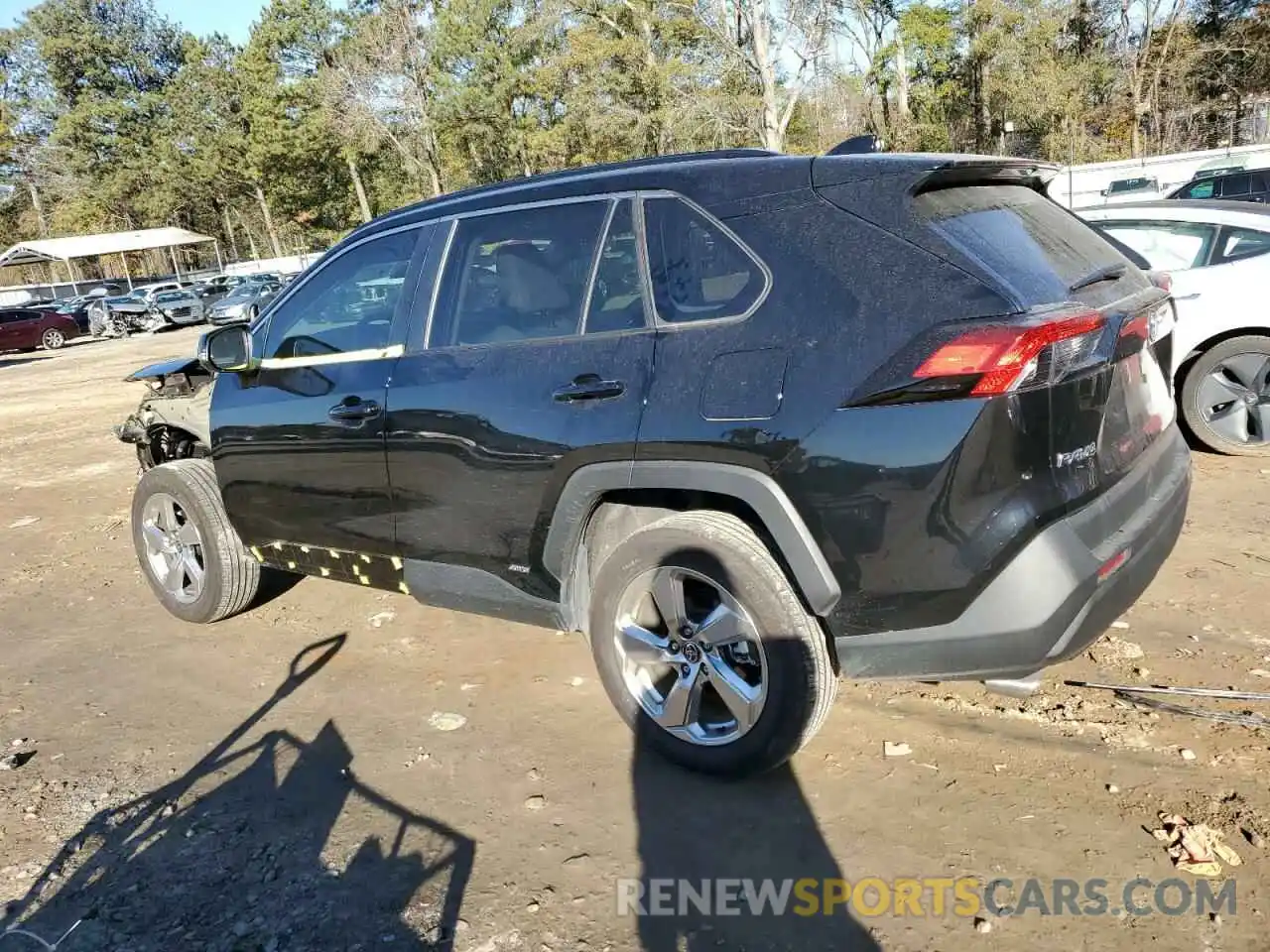 2 Photograph of a damaged car 4T3B6RFV5MU062350 TOYOTA RAV4 2021