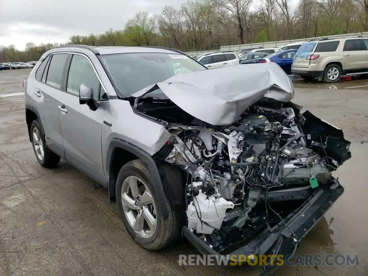 1 Photograph of a damaged car 4T3B6RFV6MU046724 TOYOTA RAV4 2021