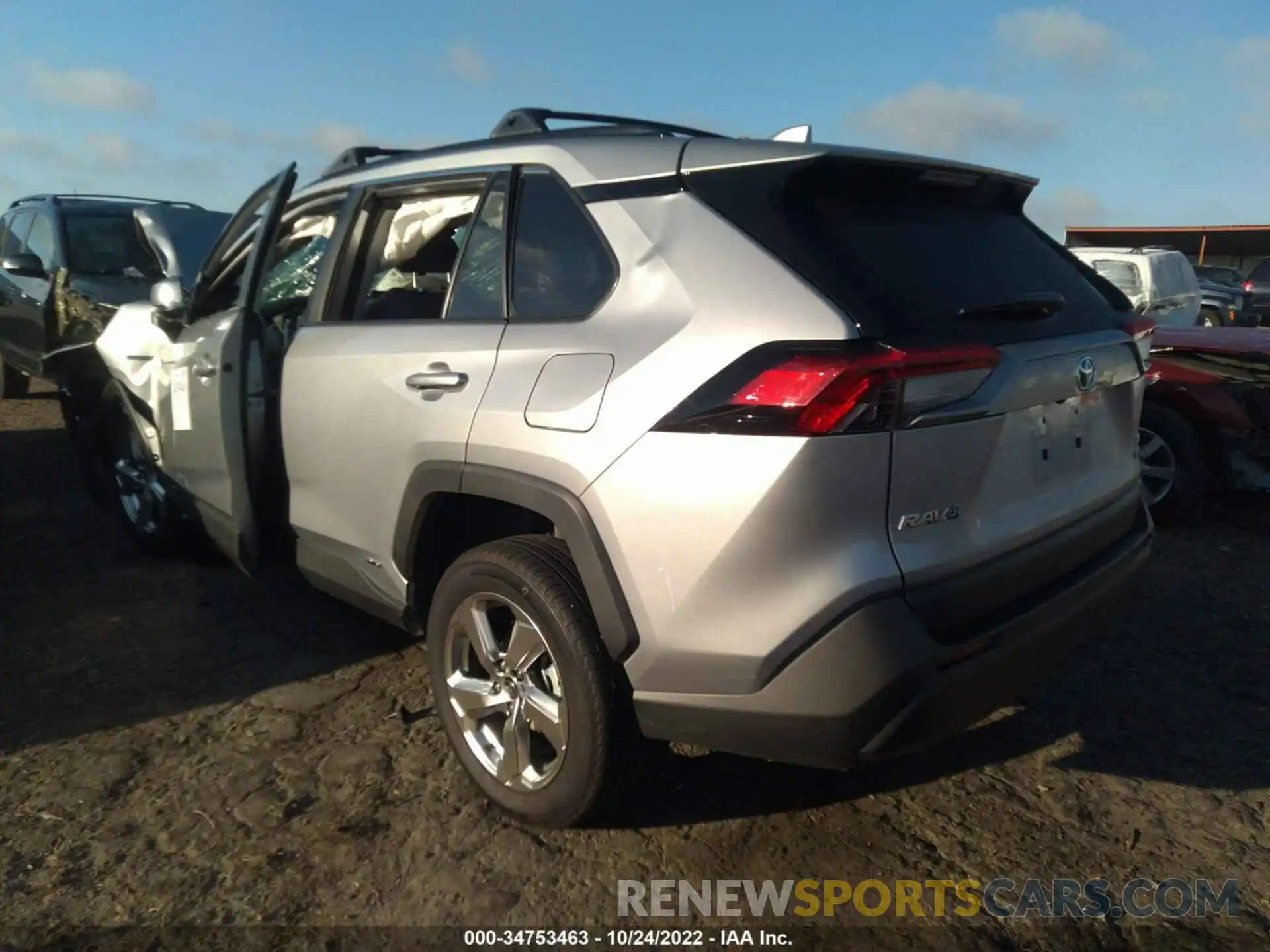 3 Photograph of a damaged car 4T3B6RFV6MU048960 TOYOTA RAV4 2021