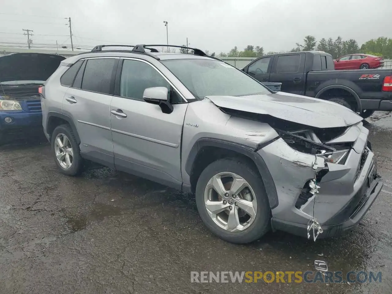 4 Photograph of a damaged car 4T3B6RFV6MU050207 TOYOTA RAV4 2021
