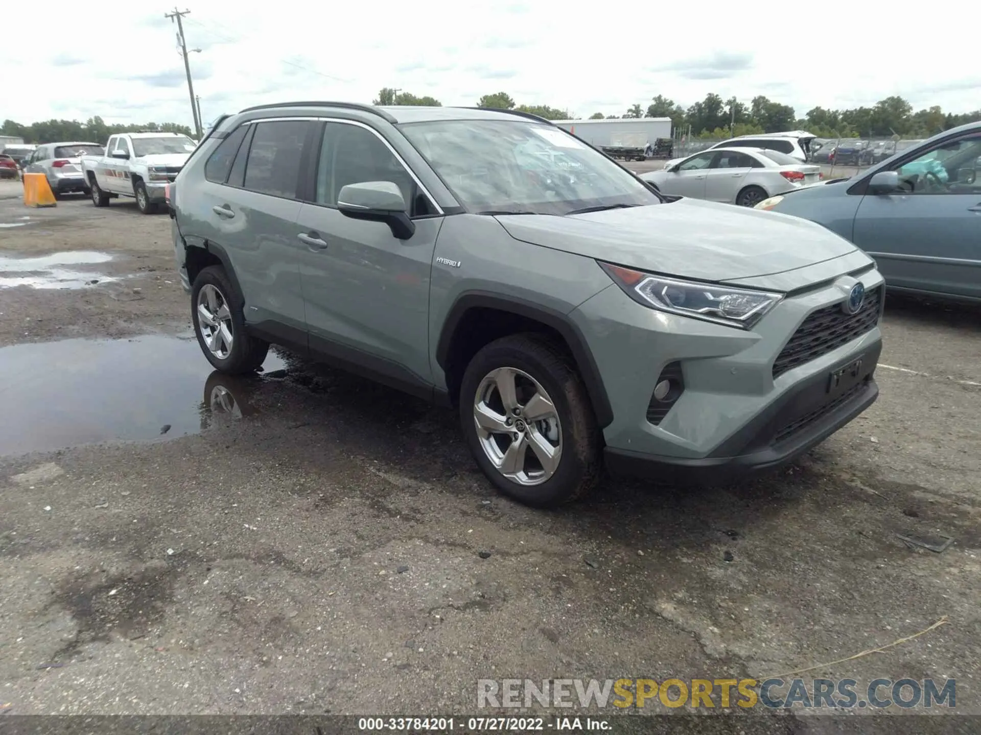 1 Photograph of a damaged car 4T3B6RFV6MU063684 TOYOTA RAV4 2021