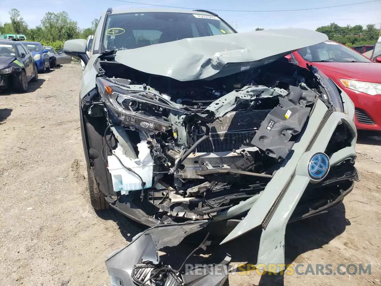 9 Photograph of a damaged car 4T3B6RFV7MU029382 TOYOTA RAV4 2021
