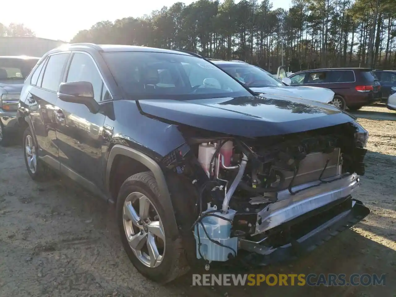 1 Photograph of a damaged car 4T3B6RFV7MU034419 TOYOTA RAV4 2021