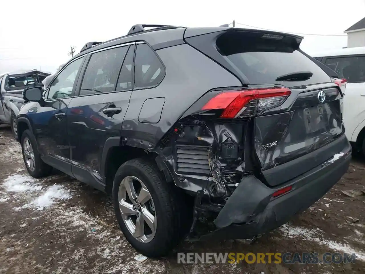 2 Photograph of a damaged car 4T3B6RFV7MU036400 TOYOTA RAV4 2021