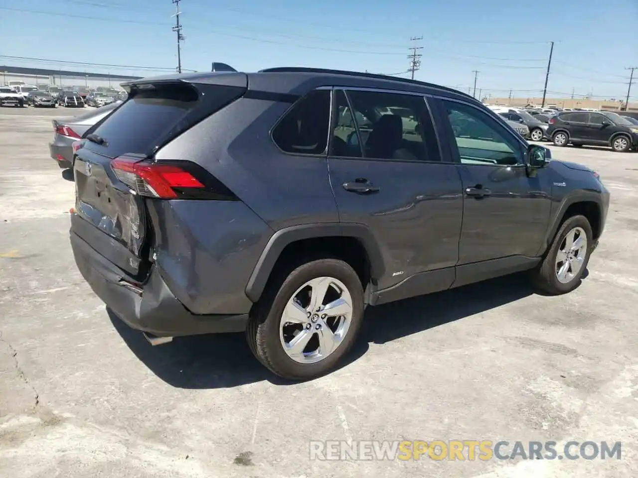 4 Photograph of a damaged car 4T3B6RFV8MU021601 TOYOTA RAV4 2021