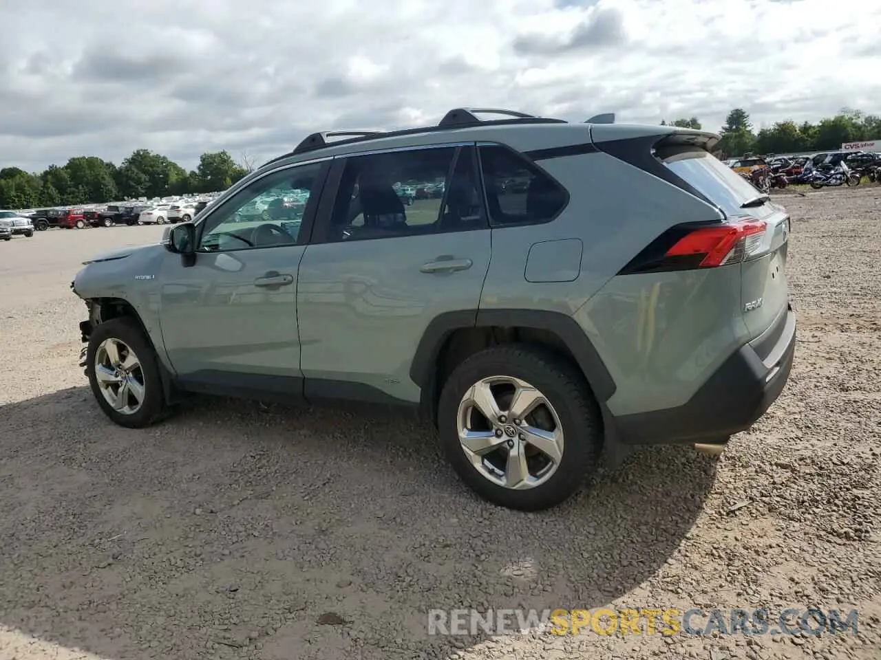 2 Photograph of a damaged car 4T3B6RFV8MU048197 TOYOTA RAV4 2021