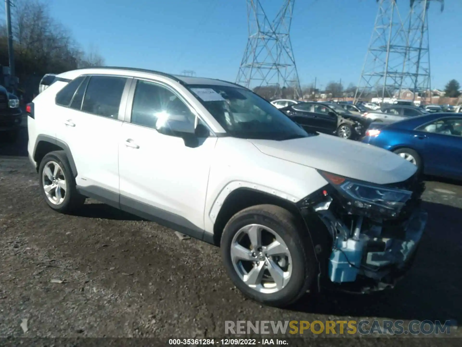 1 Photograph of a damaged car 4T3B6RFV8MU050953 TOYOTA RAV4 2021