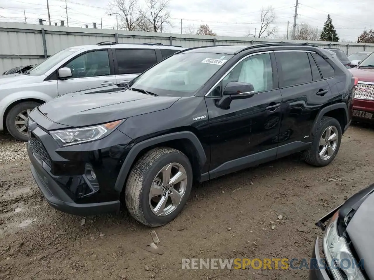 1 Photograph of a damaged car 4T3B6RFV8MU058874 TOYOTA RAV4 2021