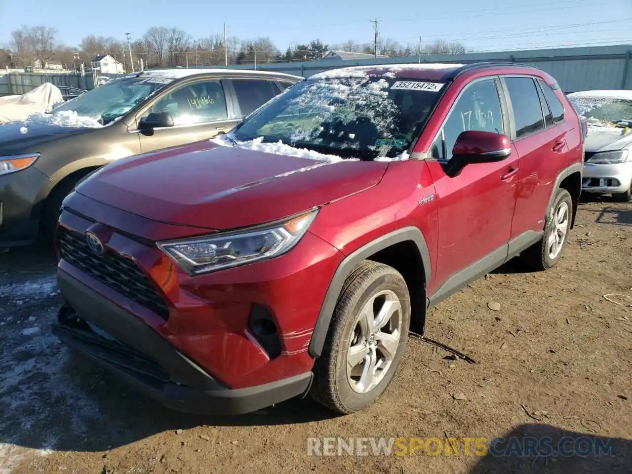 2 Photograph of a damaged car 4T3B6RFV9MU021994 TOYOTA RAV4 2021