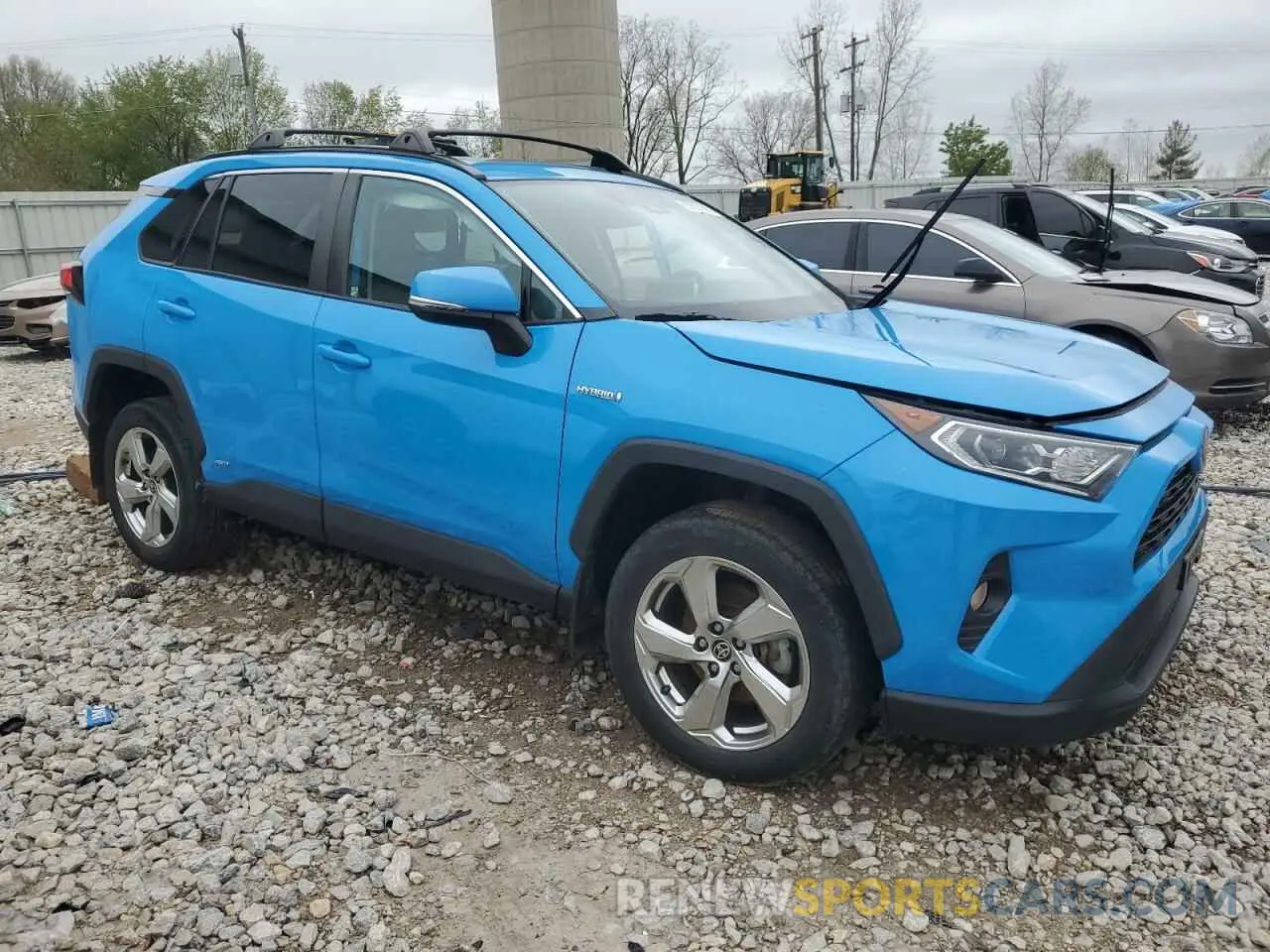 4 Photograph of a damaged car 4T3B6RFV9MU052971 TOYOTA RAV4 2021