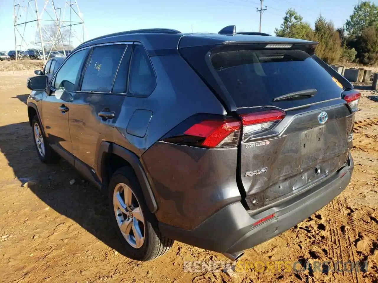 3 Photograph of a damaged car 4T3B6RFVXMU032874 TOYOTA RAV4 2021