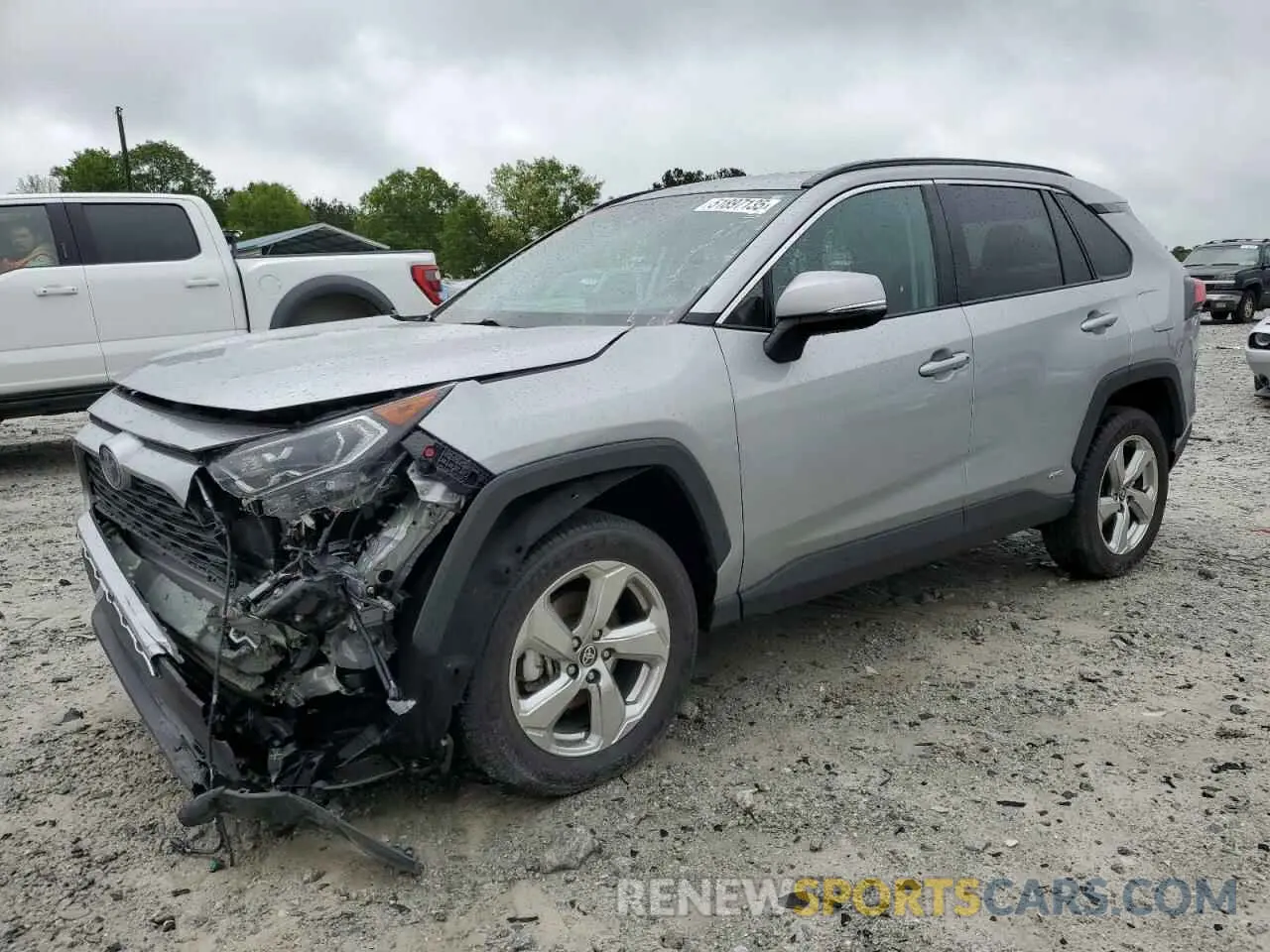 1 Photograph of a damaged car 4T3B6RFVXMU039033 TOYOTA RAV4 2021