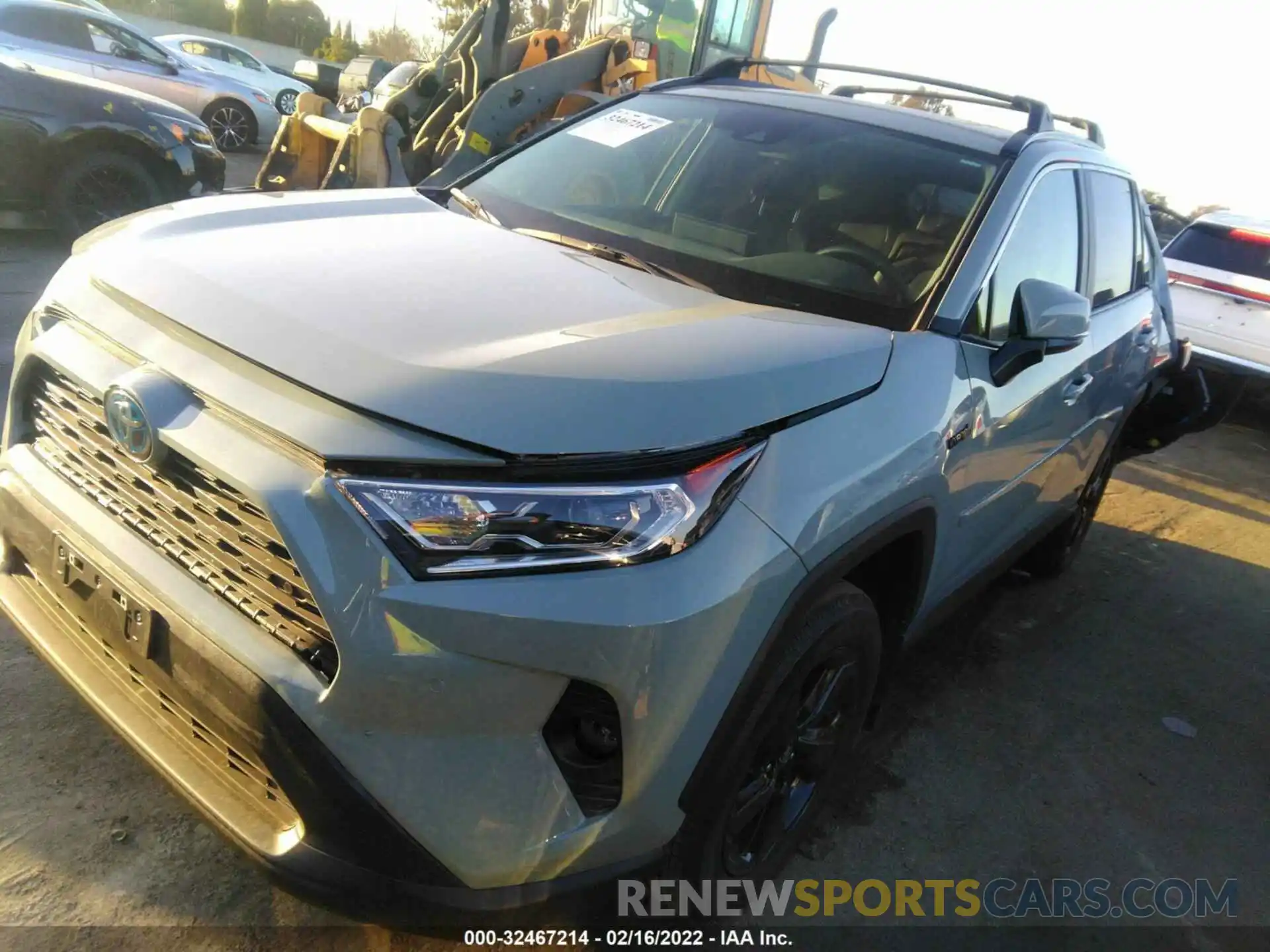 2 Photograph of a damaged car 4T3B6RFVXMU051876 TOYOTA RAV4 2021