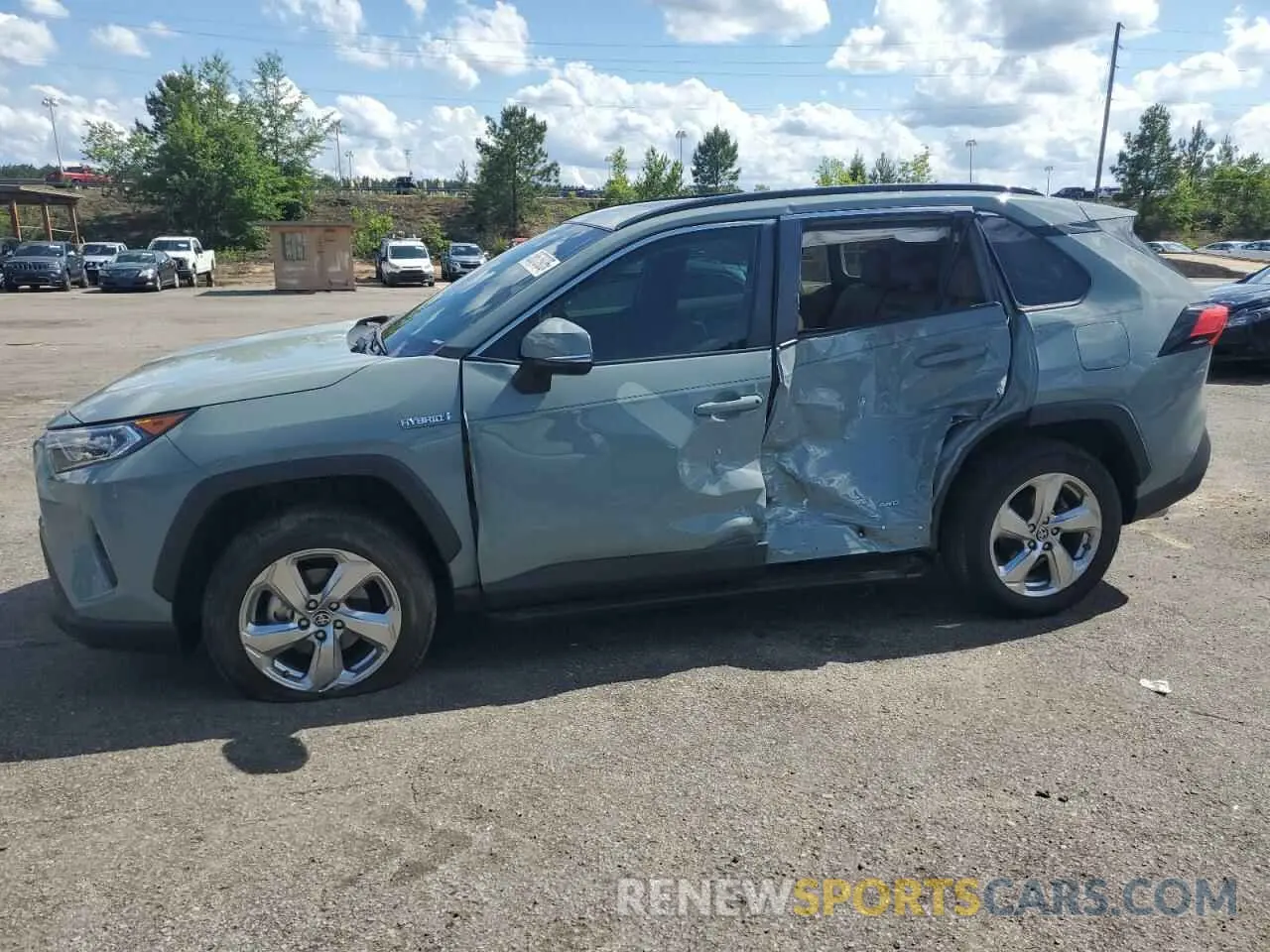 1 Photograph of a damaged car 4T3B6RFVXMU055068 TOYOTA RAV4 2021