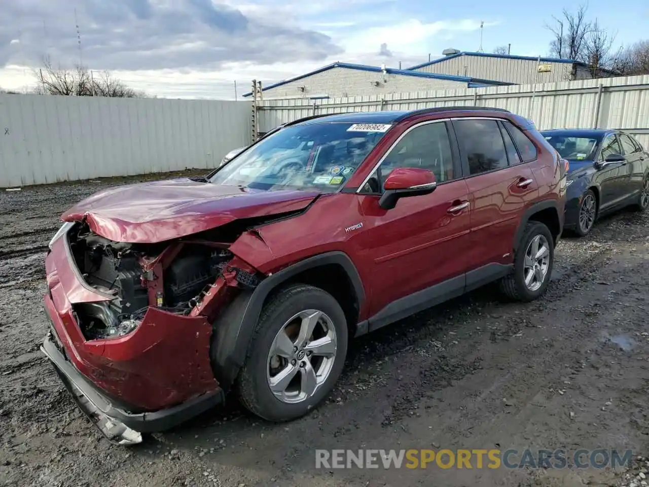 1 Photograph of a damaged car 4T3D6RFV0MU006485 TOYOTA RAV4 2021