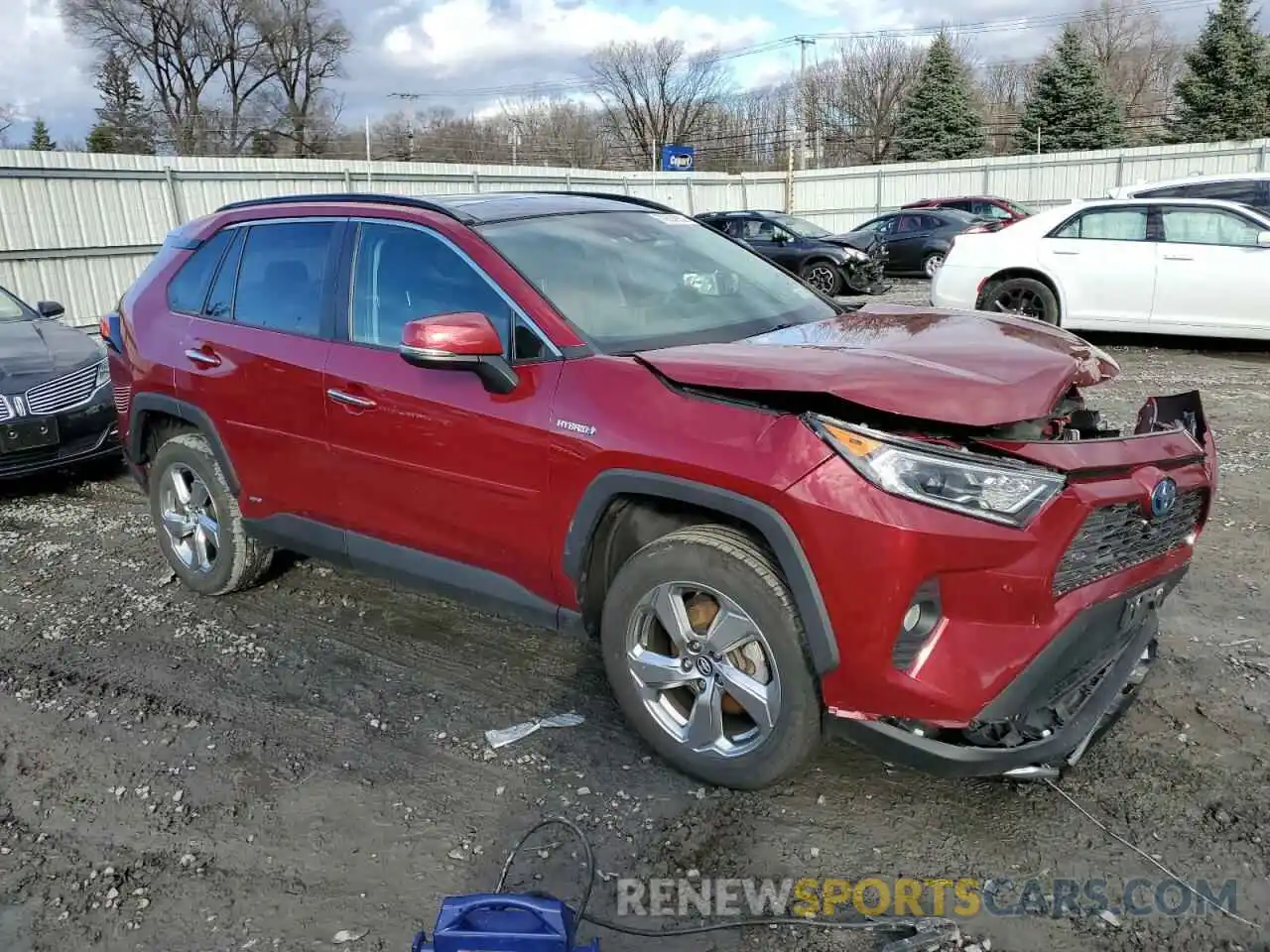 4 Photograph of a damaged car 4T3D6RFV0MU006485 TOYOTA RAV4 2021