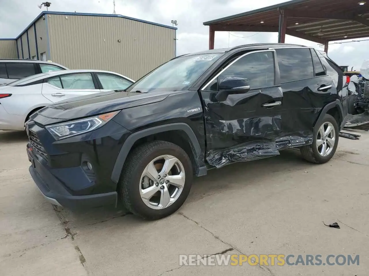 1 Photograph of a damaged car 4T3D6RFV0MU018779 TOYOTA RAV4 2021