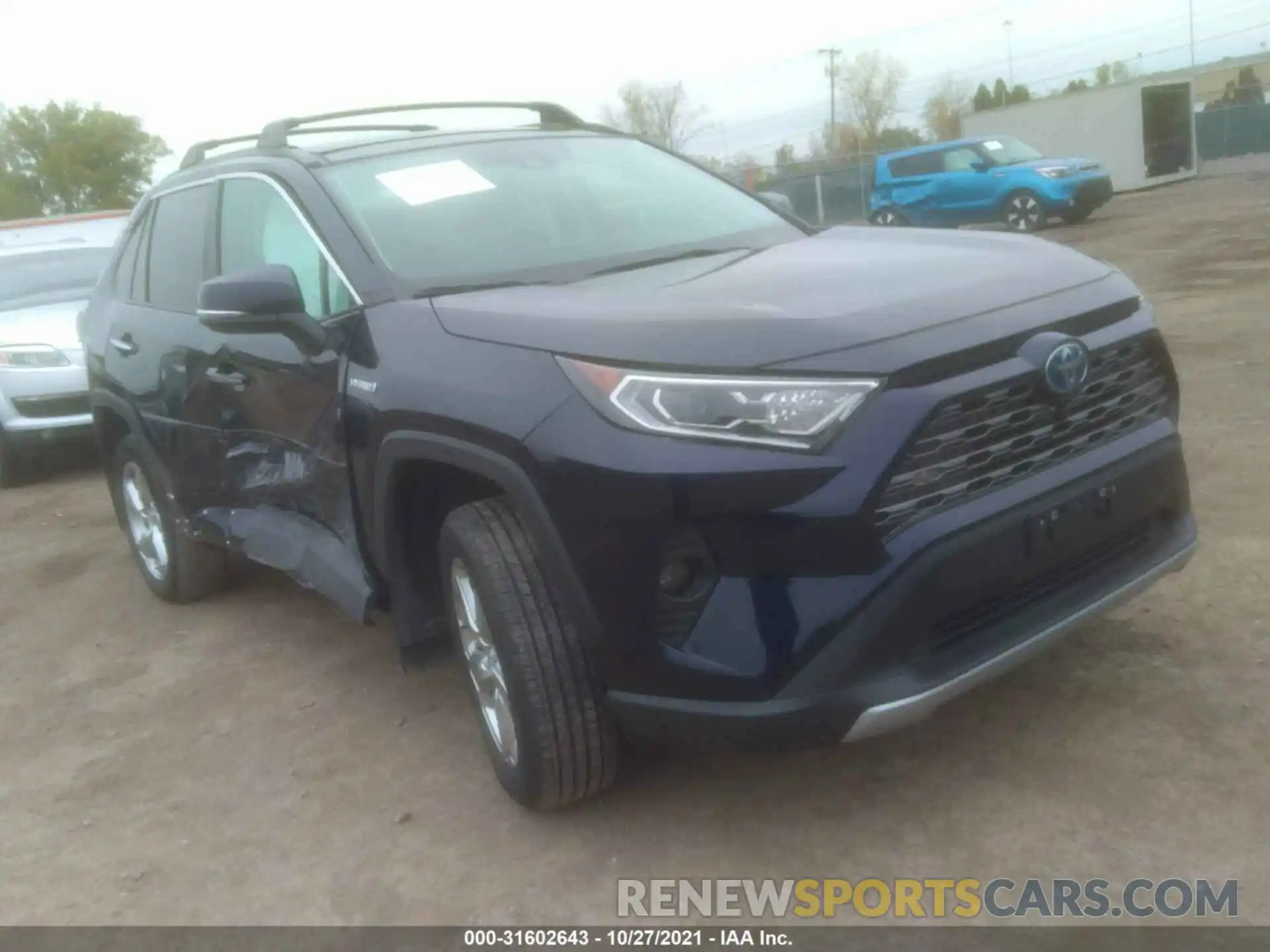 1 Photograph of a damaged car 4T3D6RFV1MU010156 TOYOTA RAV4 2021