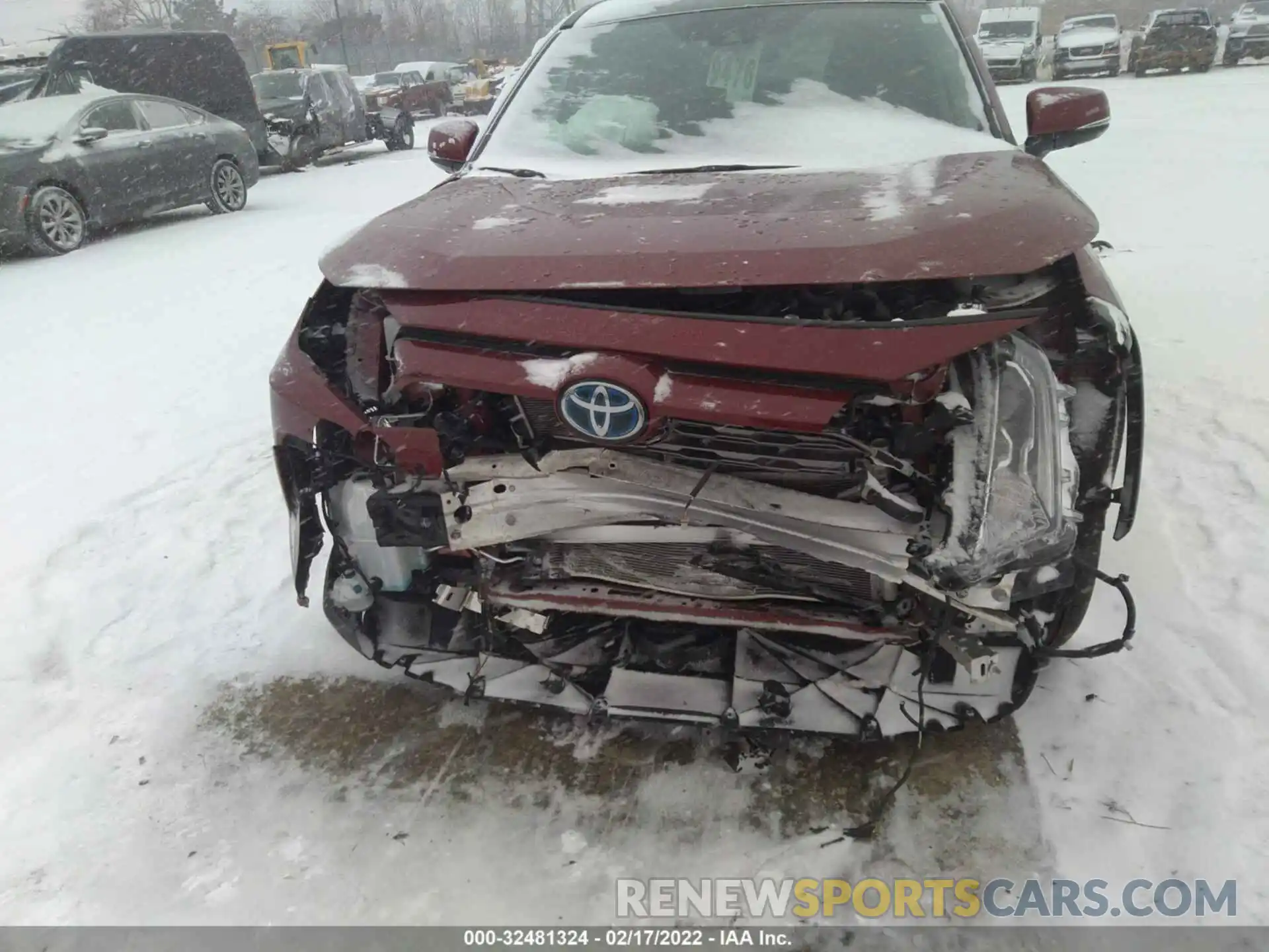 6 Photograph of a damaged car 4T3D6RFV1MU033596 TOYOTA RAV4 2021