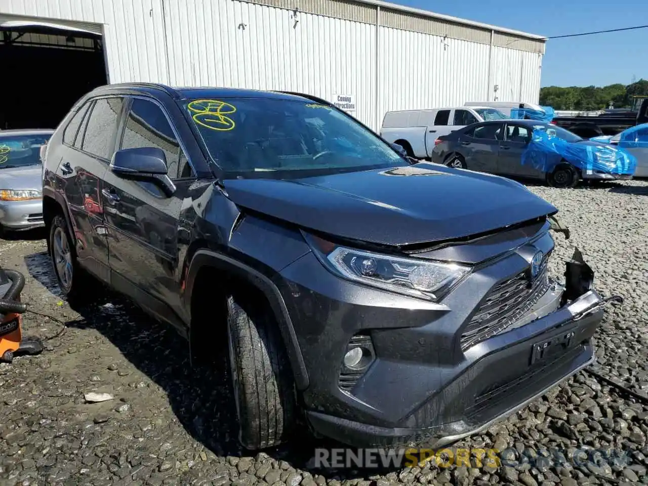 1 Photograph of a damaged car 4T3D6RFV2MU019786 TOYOTA RAV4 2021