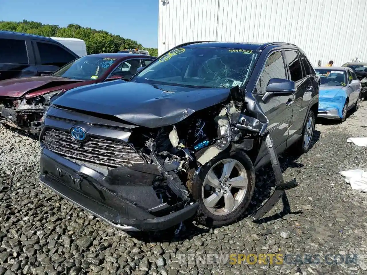 2 Photograph of a damaged car 4T3D6RFV2MU019786 TOYOTA RAV4 2021