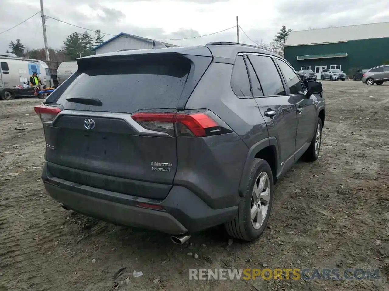 4 Photograph of a damaged car 4T3D6RFV2MU052593 TOYOTA RAV4 2021