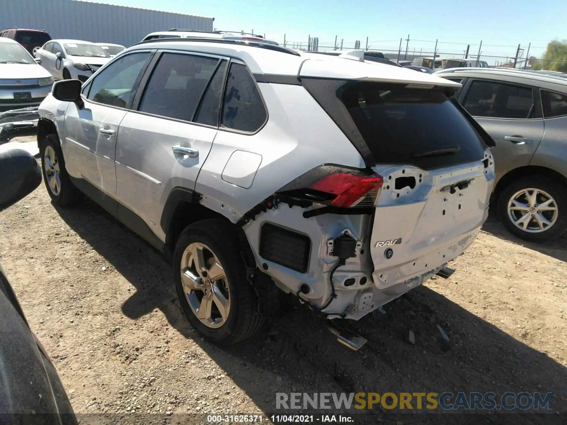 3 Photograph of a damaged car 4T3D6RFV3MU046429 TOYOTA RAV4 2021