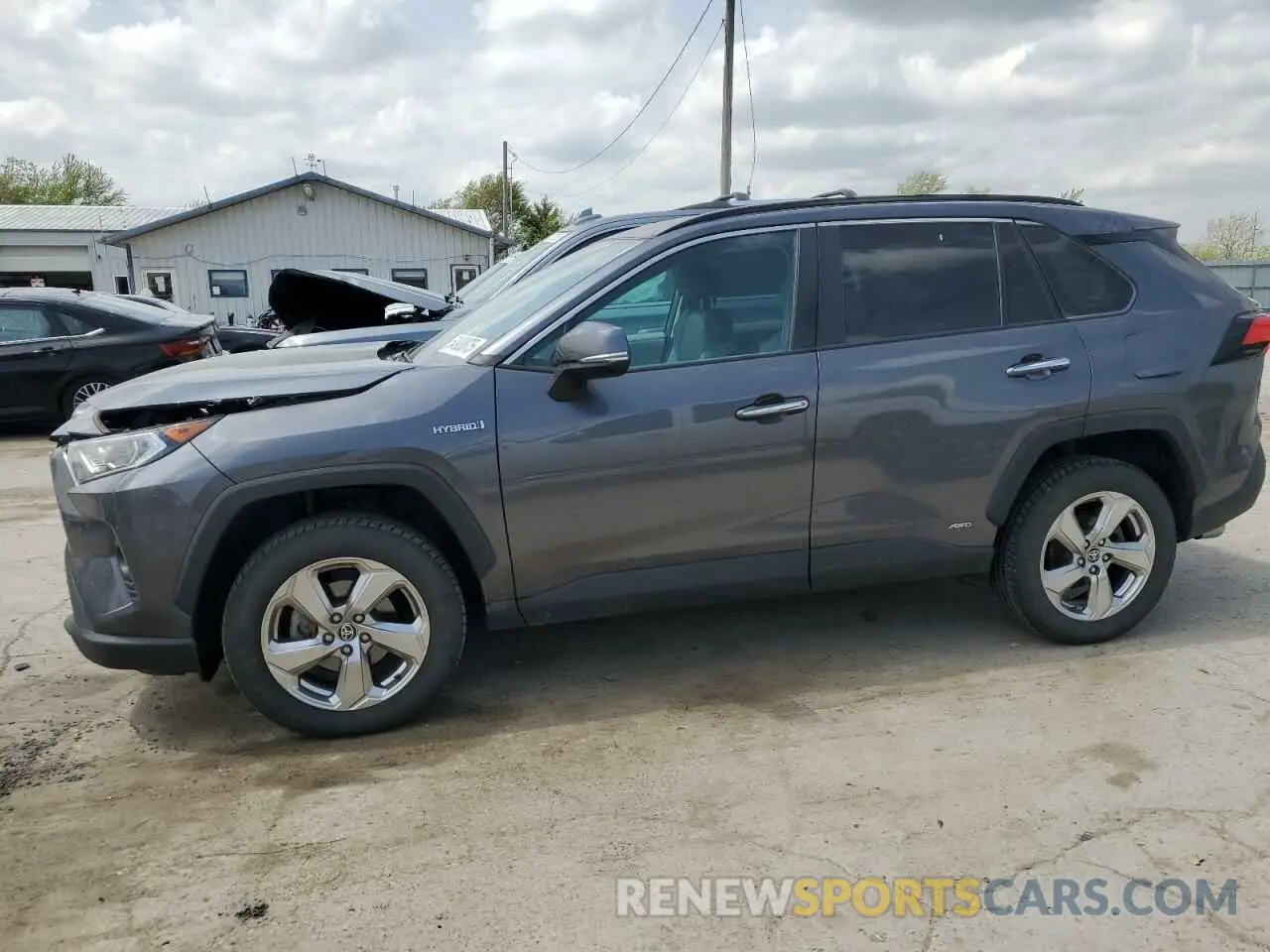 1 Photograph of a damaged car 4T3D6RFV3MU057172 TOYOTA RAV4 2021