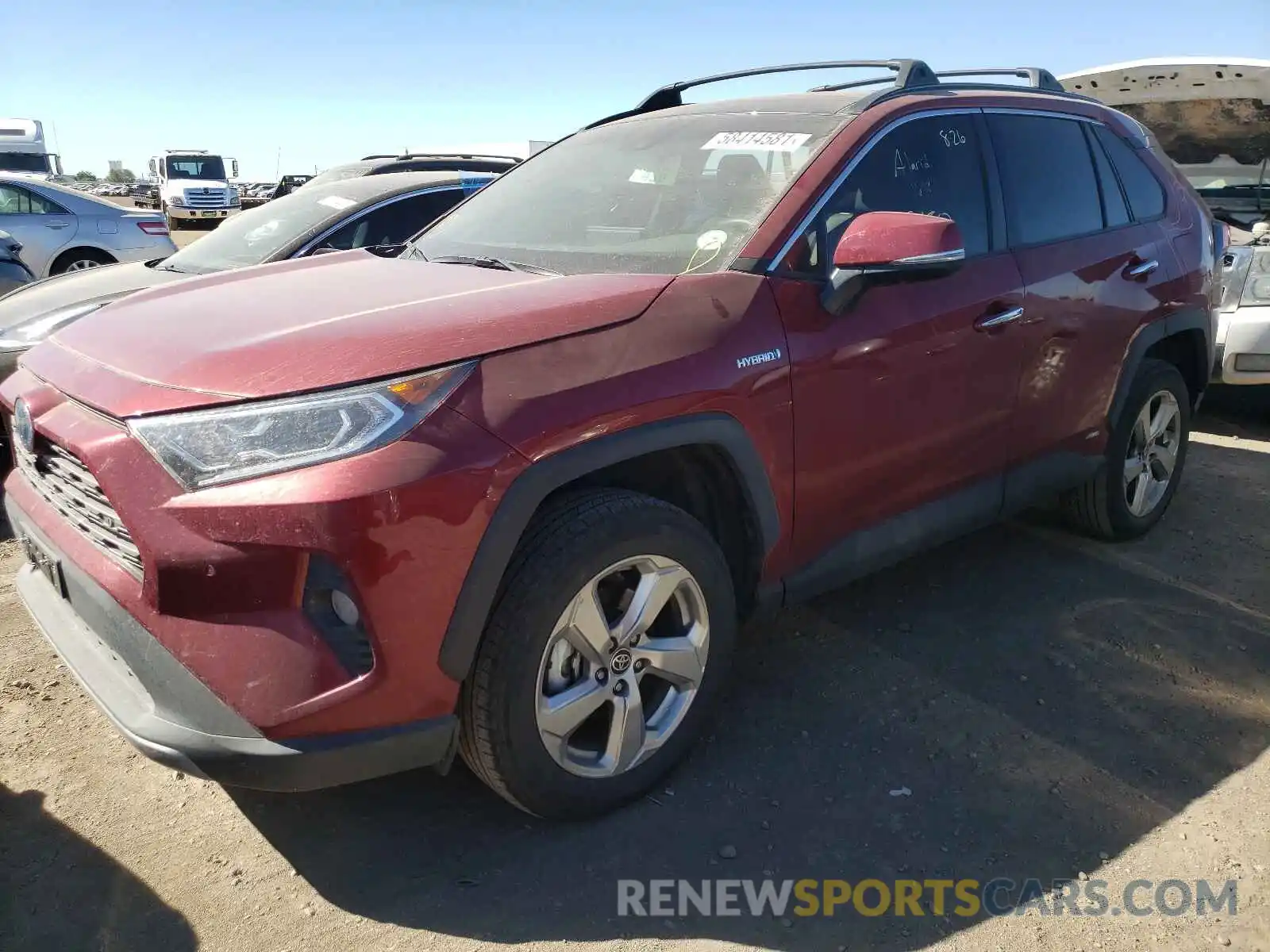 2 Photograph of a damaged car 4T3D6RFV4MU032779 TOYOTA RAV4 2021