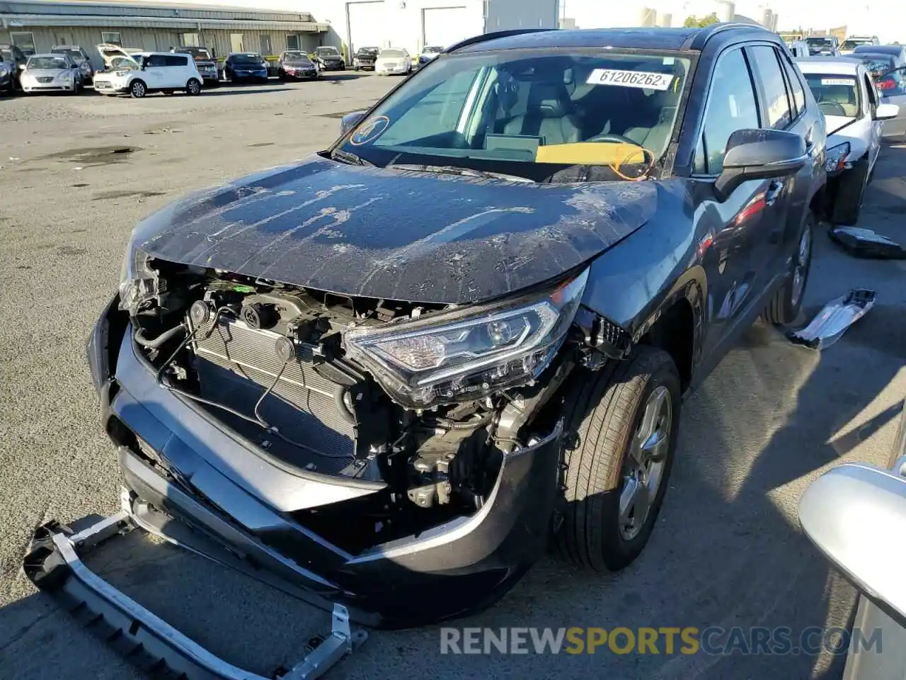 2 Photograph of a damaged car 4T3D6RFV4MU062929 TOYOTA RAV4 2021