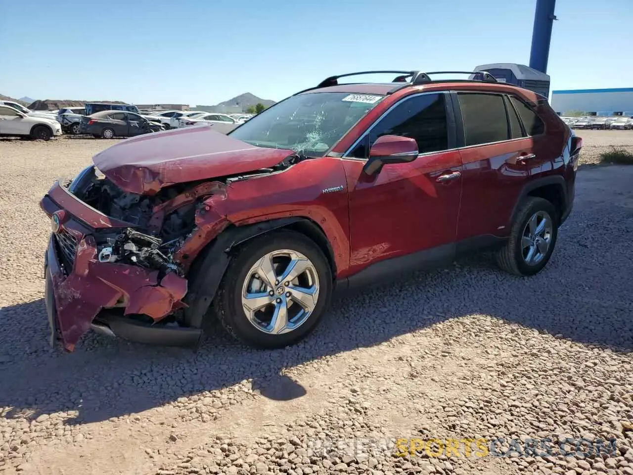 1 Photograph of a damaged car 4T3D6RFV6MU044108 TOYOTA RAV4 2021