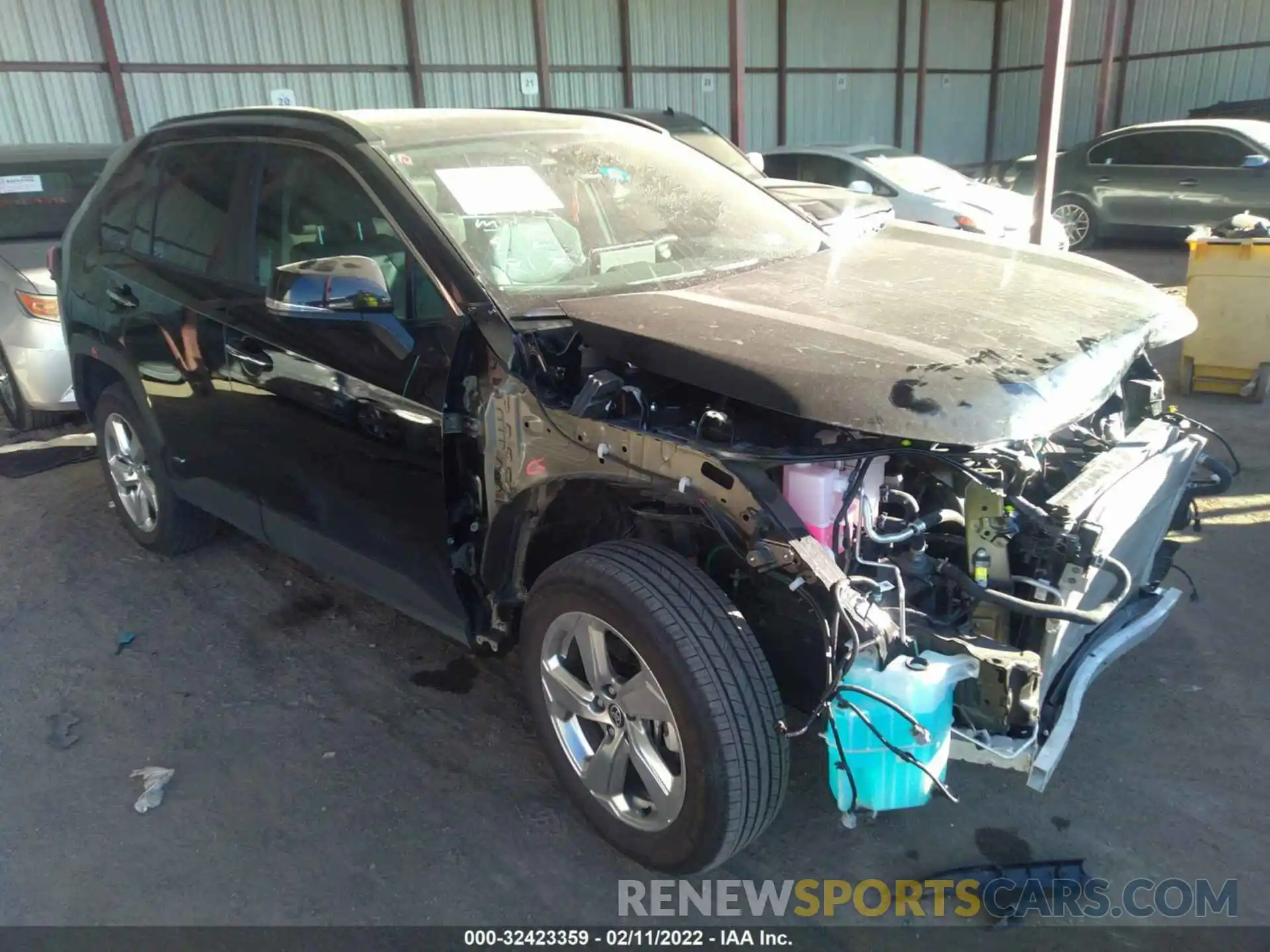 1 Photograph of a damaged car 4T3D6RFV7MU057451 TOYOTA RAV4 2021