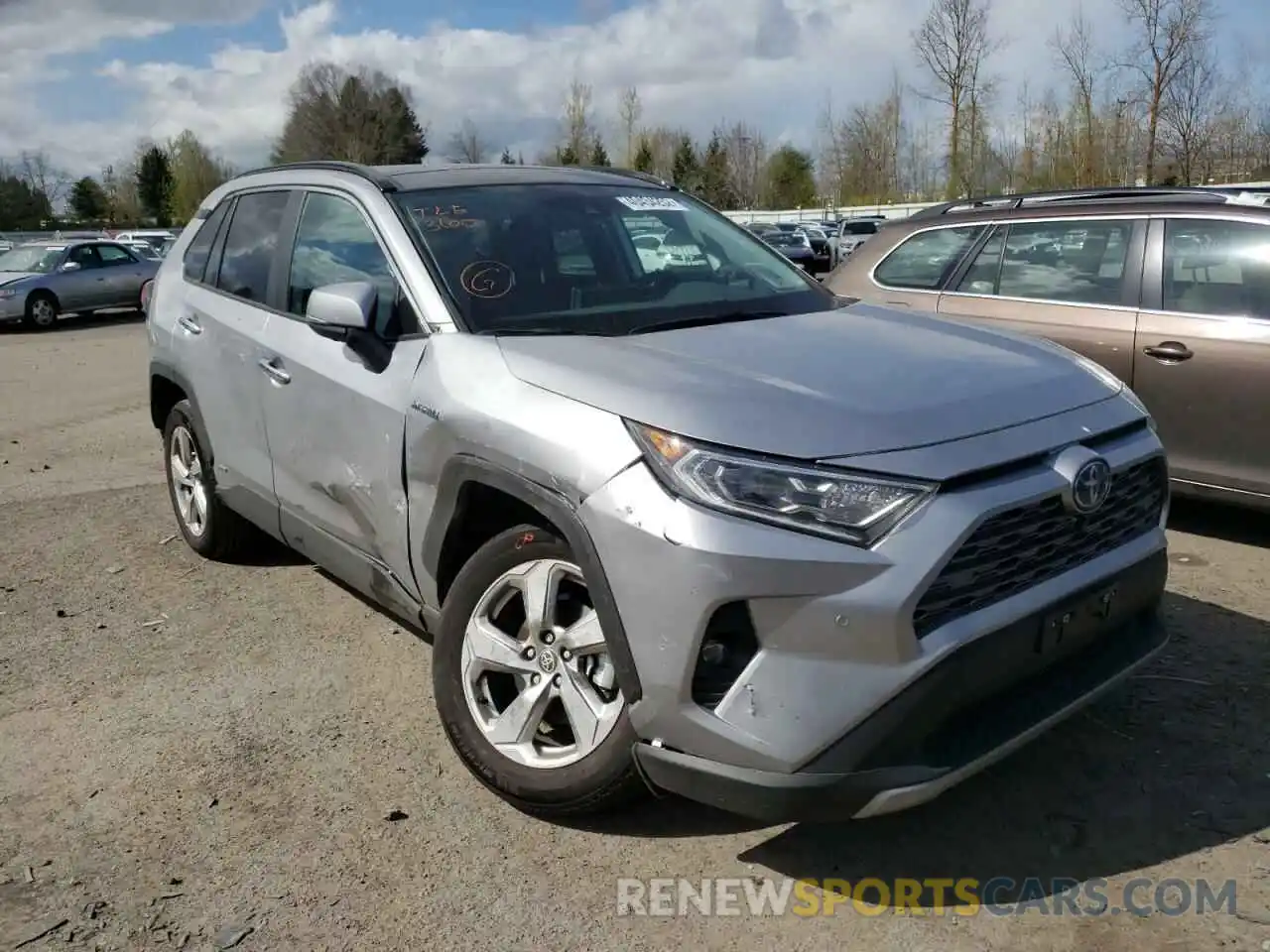 1 Photograph of a damaged car 4T3D6RFV7MU059264 TOYOTA RAV4 2021