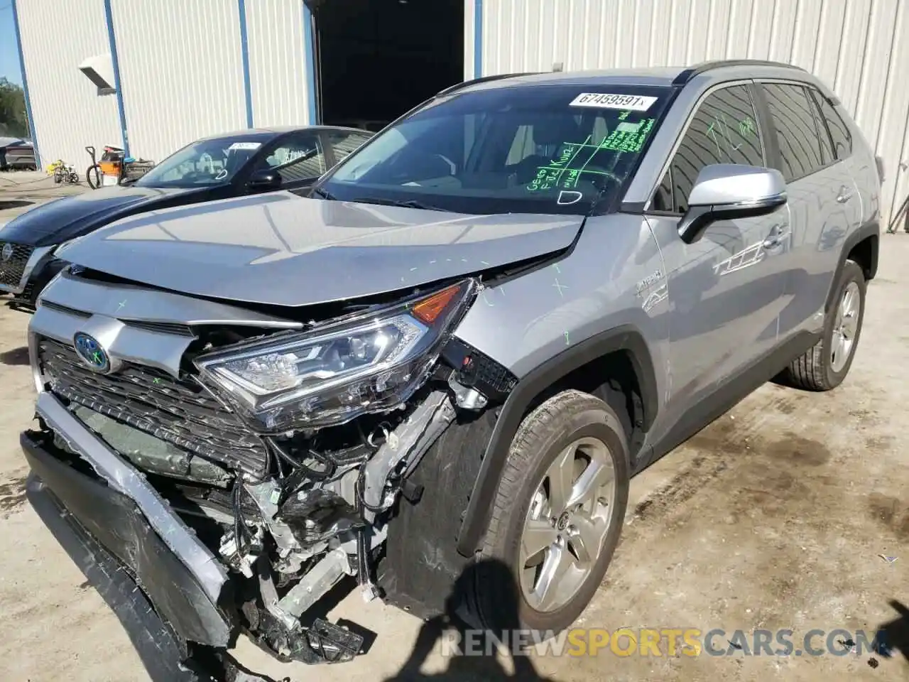 2 Photograph of a damaged car 4T3D6RFV8MU044126 TOYOTA RAV4 2021